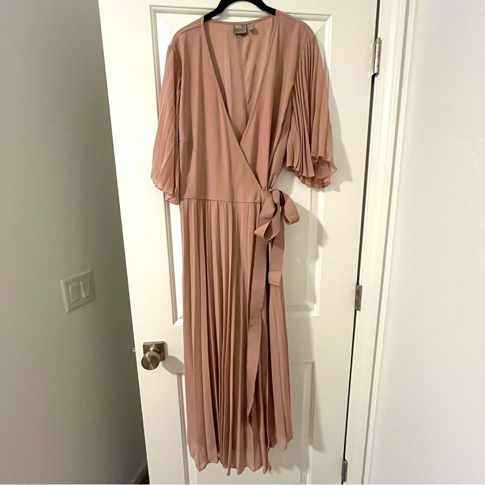 ASOS peach dress